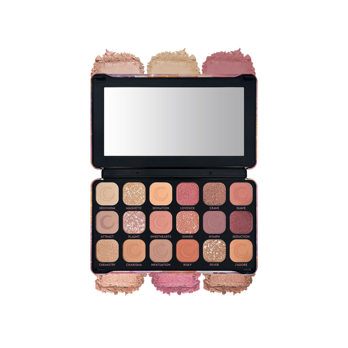 Maliao 18-Color Eyeshadow Palette – Blendable Matte & Shimmer Shades for Stunning Eye Makeup Looks – Highly Pigmented, Long-Lasting Eye Shadow Palette for All Skin Tones FOREVER-FLAWLESS-ALLURE